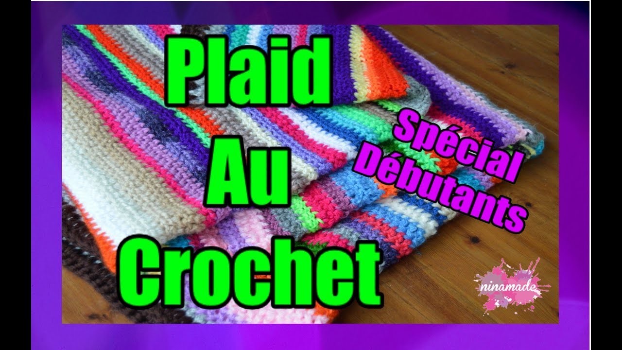 DIY. Plaid Au Crochet. Crochet Blanket
