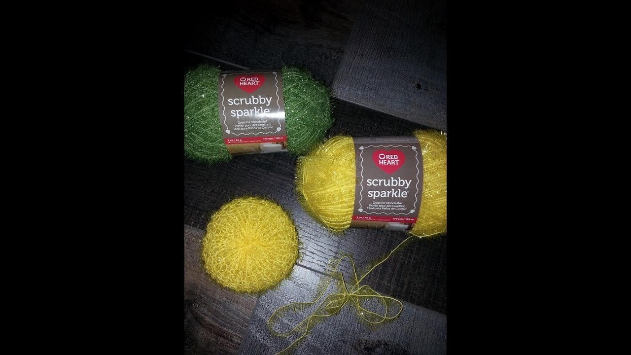 HOW TO MAKE Scrubby's wash dishes (FRANCAIS) -KNITTING MACHINE