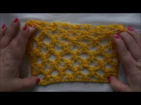 Le point de salomon au crochet en pas à pas très facile