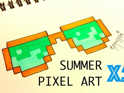 5 pixels art faciles pour l'été