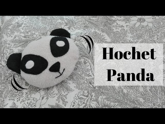 DIY couture: Hochet Panda pour bébé