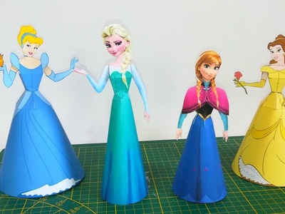 DIY : Princesse Disney en papier | La reine des neiges en papercraft
