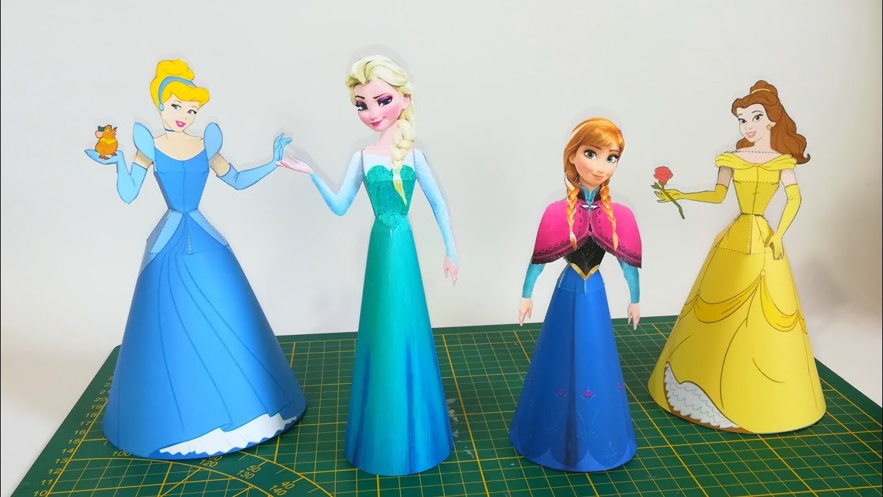 DIY : Princesse Disney en papier | La reine des neiges en papercraft