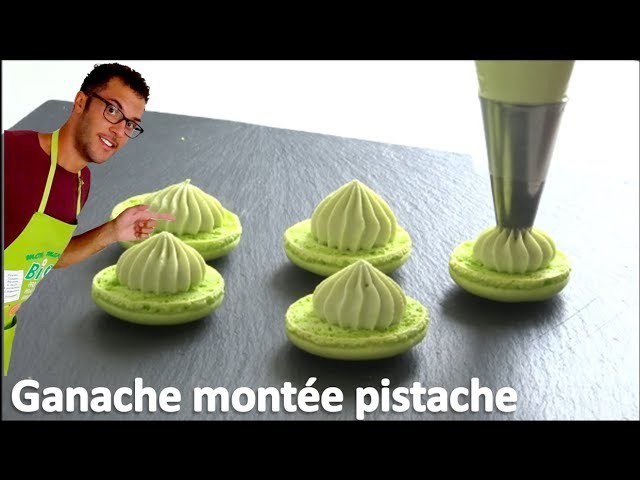Recette - Ganache montée à la pistache facile (English subtitles) Whipped pistachio ganache