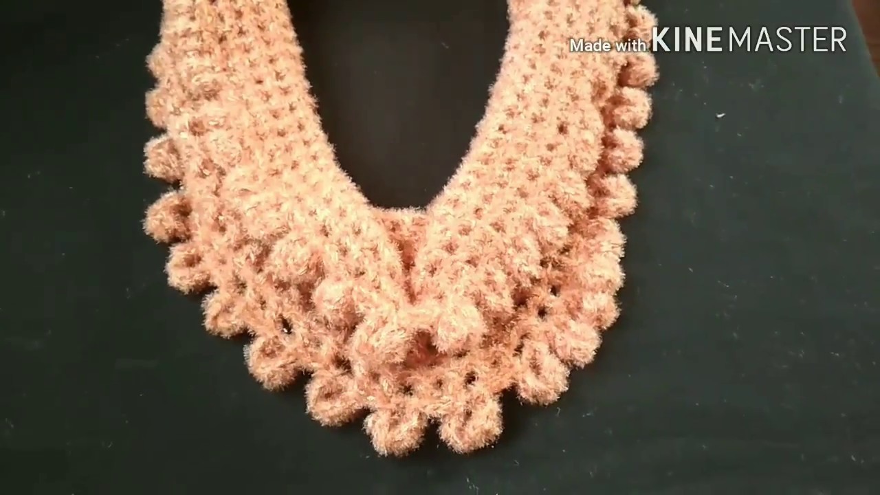 165-Crochet-22,Wollen,circular cozy neck cowl (Hindi.Urdu)
