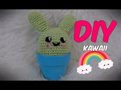 DIY : Cactus lapin Kawaii [ Tuto crochet très facile ]