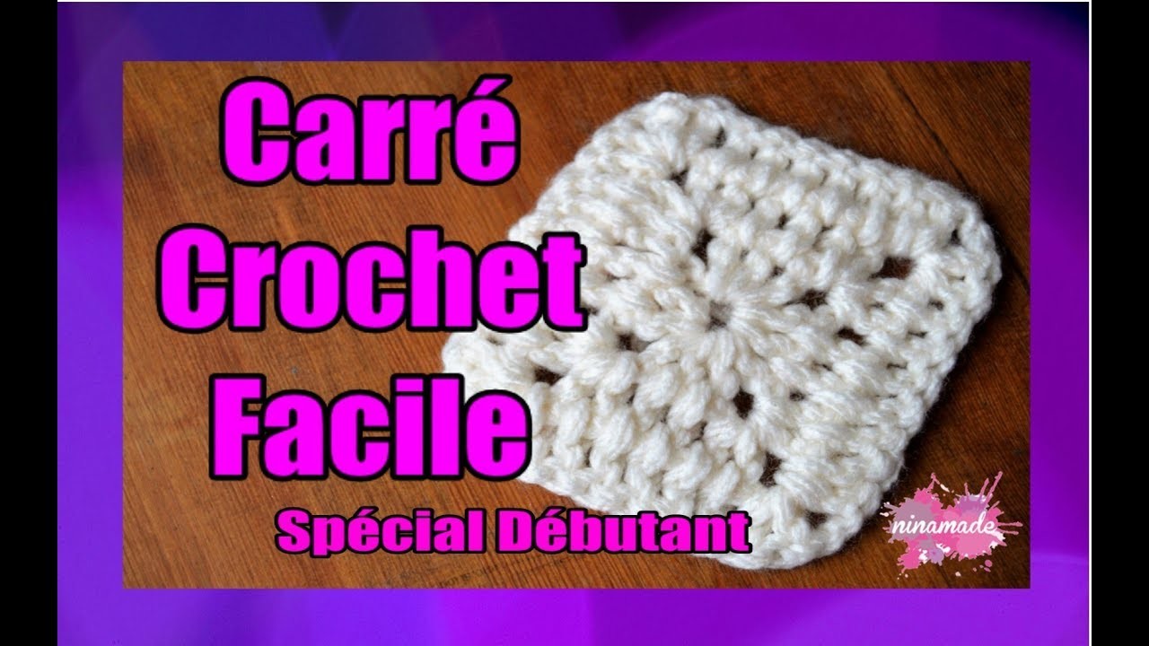 DIY. Carré Au Crochet Très Facile. Granny Square Very Easy