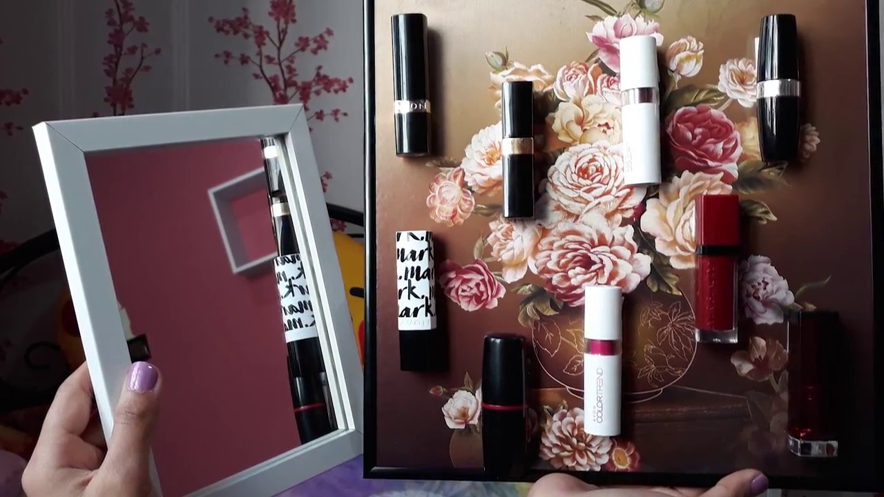 Lipsticks DIY déco