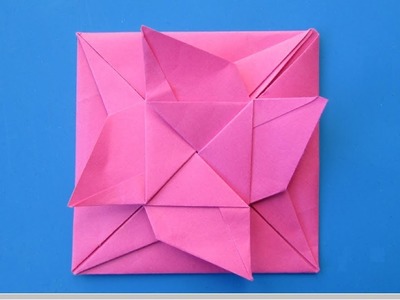Origami : Enveloppe avec fleur