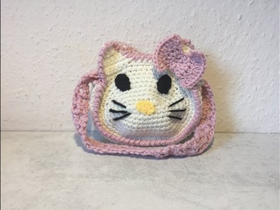 Tuto sac Hello Kitty au crochet spécial gaucher