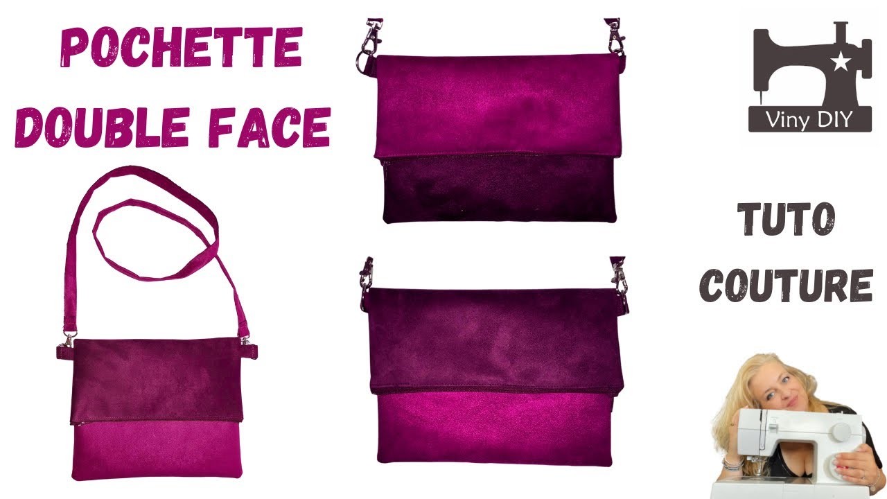 Coudre une Pochette Double Face - Couture Facile - Débutant - DIY