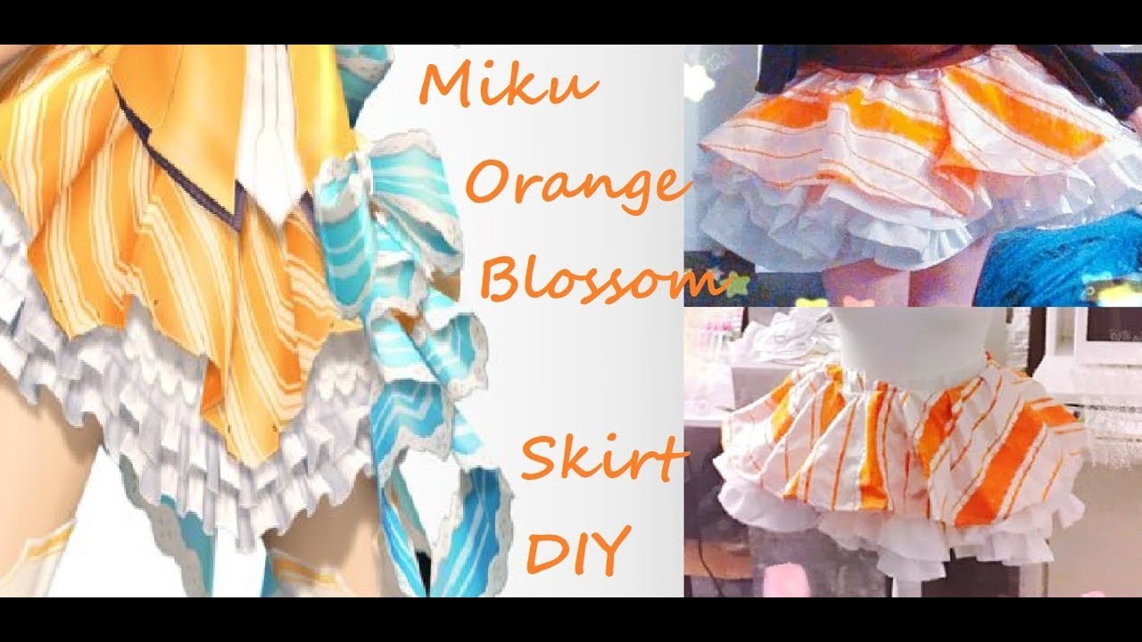 Miku Orange Blossom Cosplay DIY - Jupon et jupe