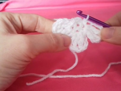 Tuto crochet simple : fleur 5 pétales