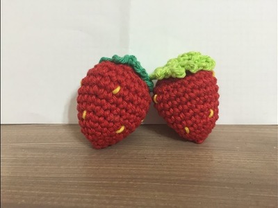 Tuto fraise au crochet