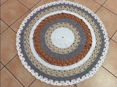 Tuto tapis mandala au crochet
