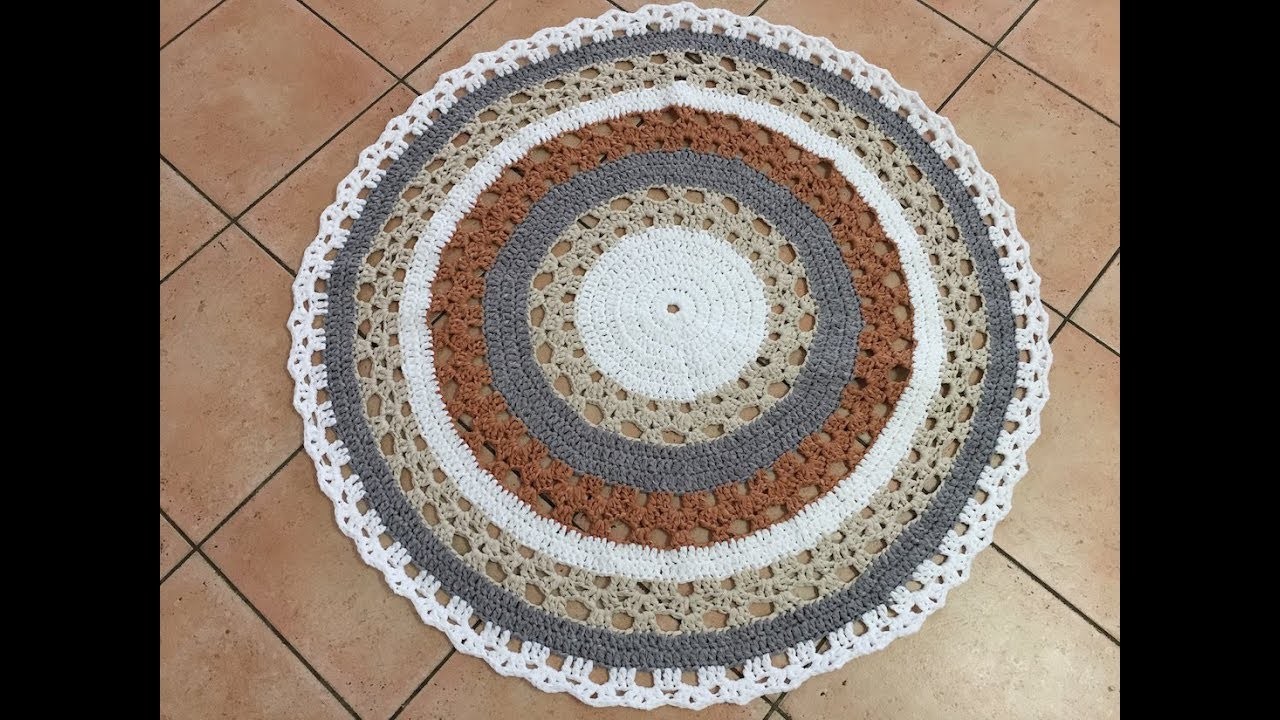 Tuto tapis mandala au crochet