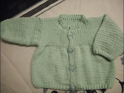 Tuto tricot gilet bébé naissance