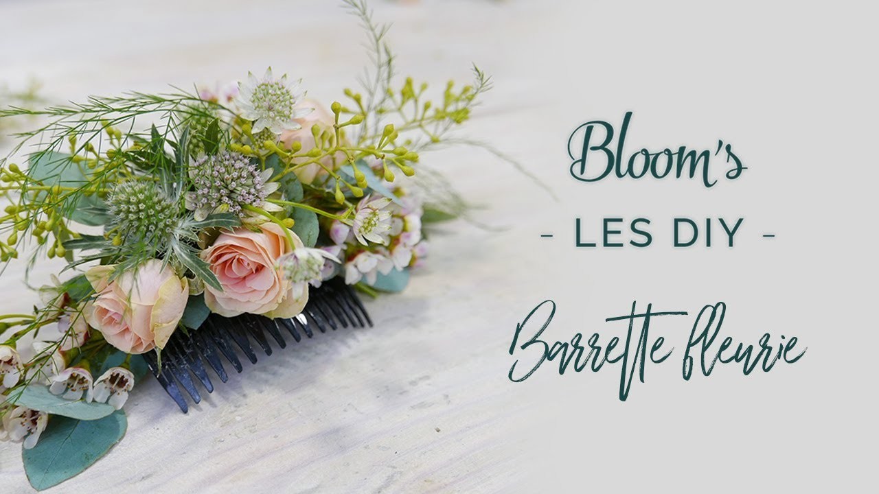 DIY Bloom's : Barrette fleurie