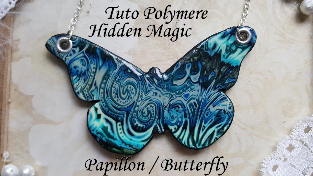 [♥✿ Tuto polymère : Papillon Hidden Magic ✿♥] ~ [♥✿ Clay Tutorial : Butterfly Hidden Magic ✿♥]