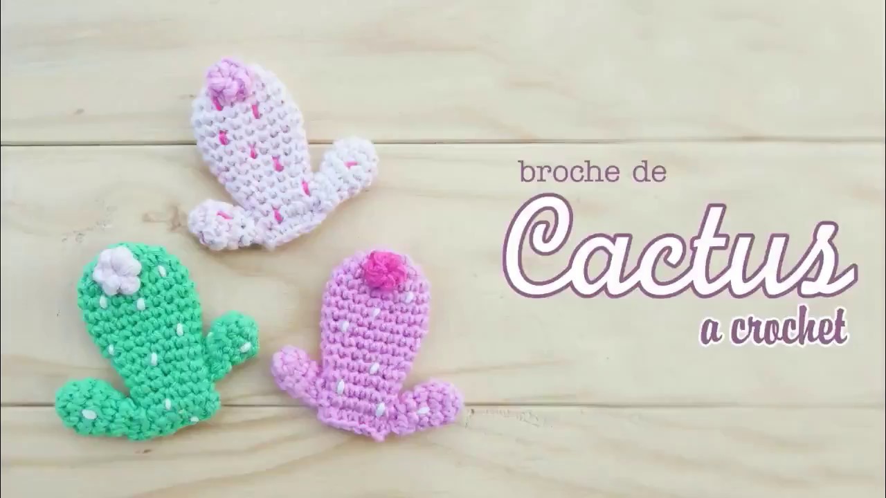 Broche de Cactus (crochet)