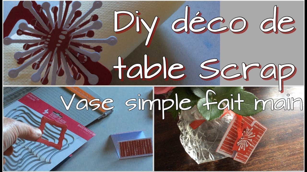 Isabel Scrap - Diy décoration de table et vase hyper simple  #92