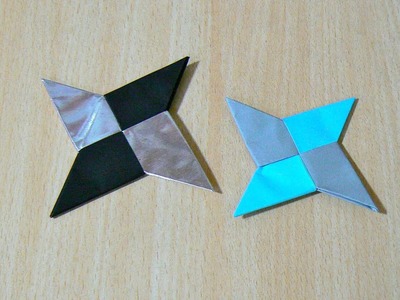 Comment faire Ninja Shuriken (NARUTO). Origami. L'art du pliage de papier.