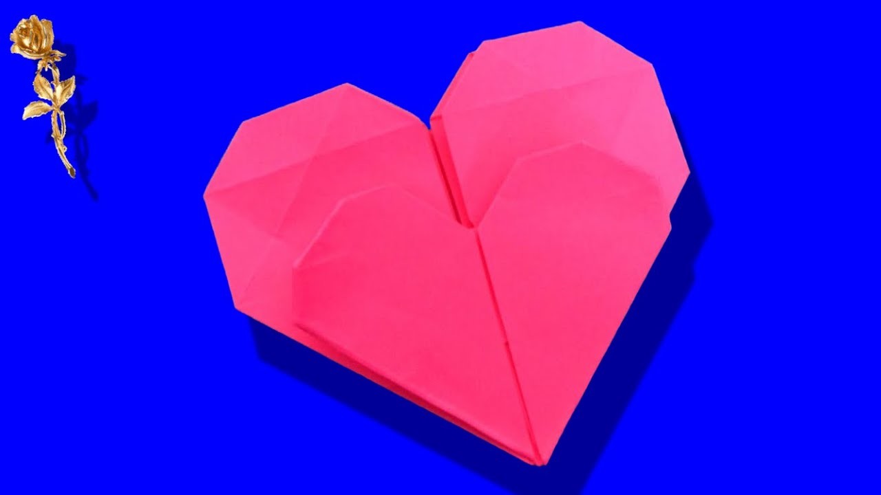 Origami : ❤️  Double cœur ????