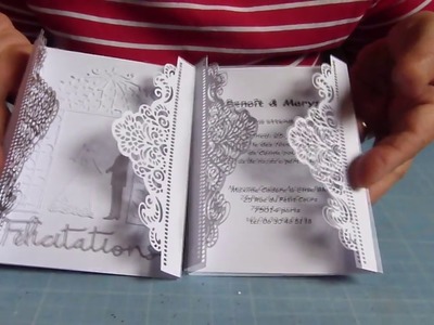 Scrapbooking :Comment créer un faire part de mariage et une carte de félicitations