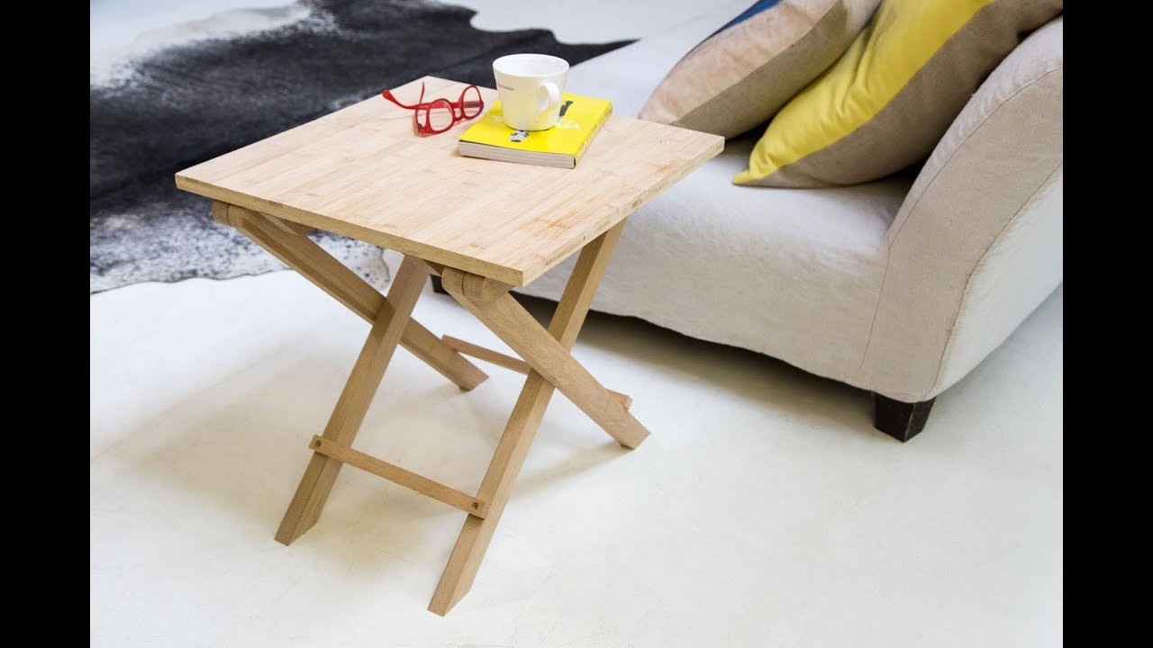 Comment fabriquer la table pliante BAMBOO