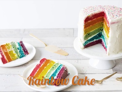 Rainbow cake. gâteau arc-en-ciel - recettes faciles Odelices