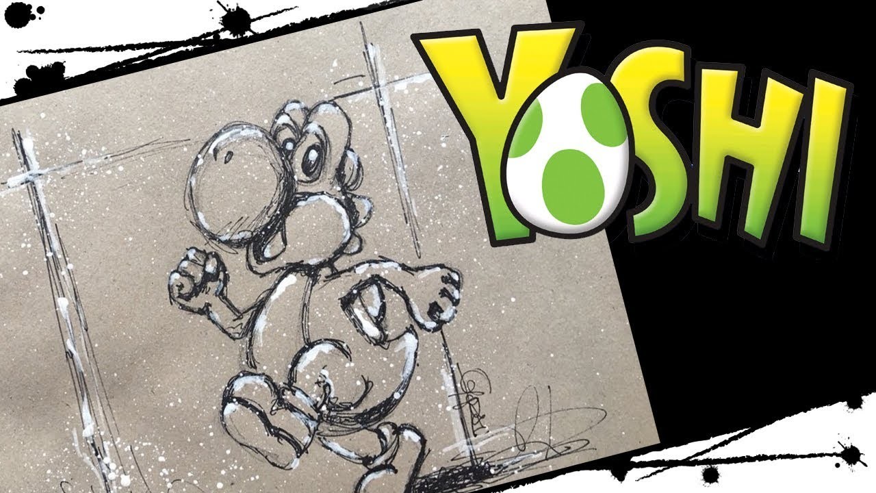 #3 Un jour, un dessin : Yoshi - Gopsi