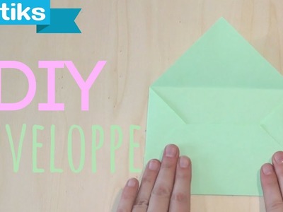 DIY : comment fabriquer une enveloppe en papier ?