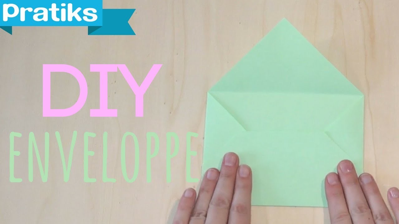 DIY : comment fabriquer une enveloppe en papier ?