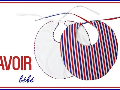 DIY Couture - Coudre un bavoir pour bébé à moins d'1€ (+patron gratuit) | Cecile