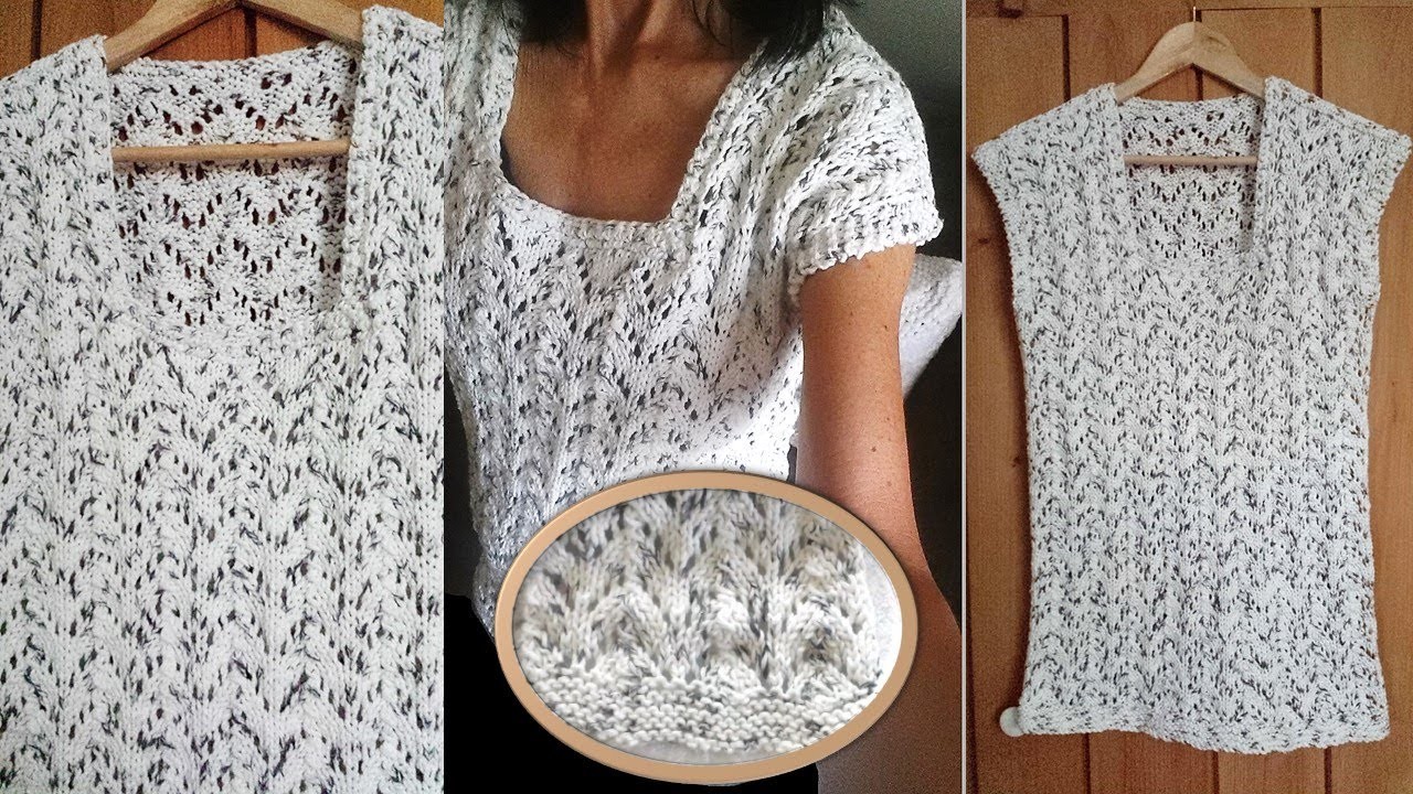 Tricot-Apprendre à créer son propre modèle-3e partie-Create your own pattern-knitting