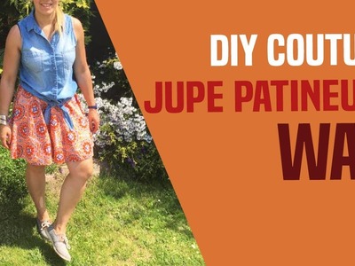 TUTO DIY COUTURE | Comment coudre une jupe patineuse en tissu Wax