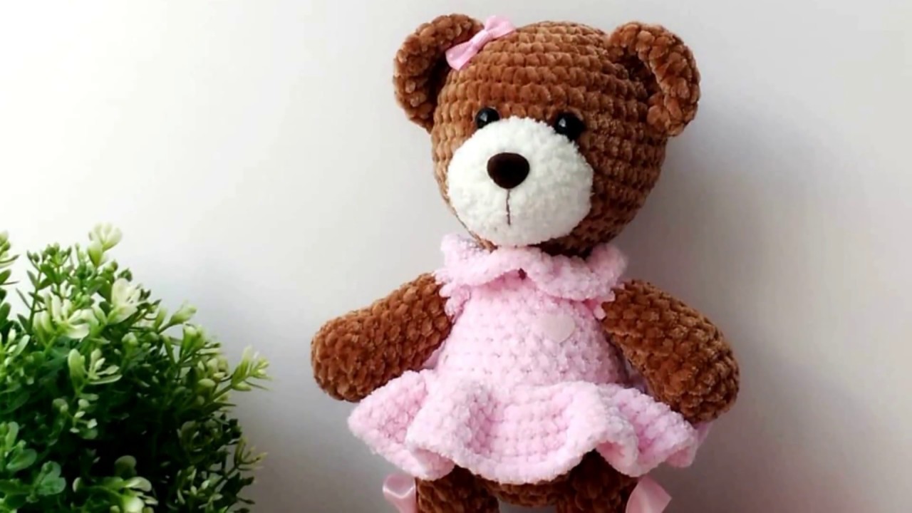 Amigurumi bear crochet plush pattern