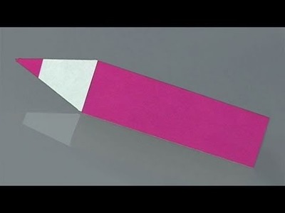 Comment faire un crayon en papier, origami
