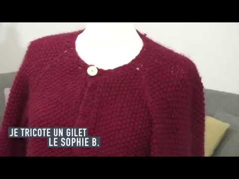 Comment tricoter un gilet ? Le modèle Sophie B - Alice Hammer