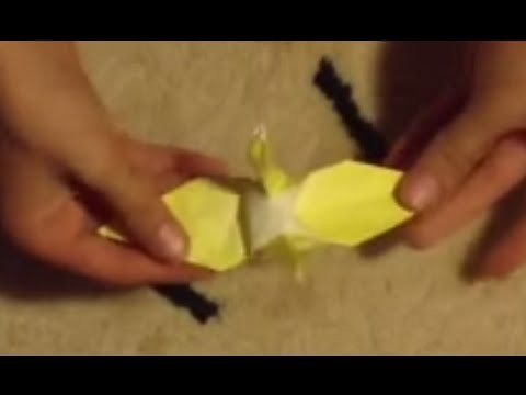 Faire une grue en origami - Oiseau en pliage