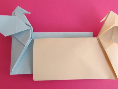 Origami : ????Carte de vœux-enveloppe « Oiseau » ????
