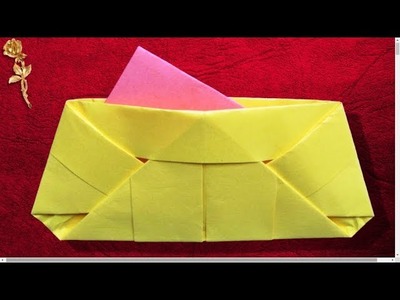 Origami facile : ???? Sac de soirée, ???? Pochette, ???? Klatch japonais