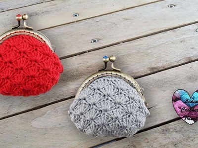 Porte monnaie éventails Crochet ????by Lidia Crochet Tricot