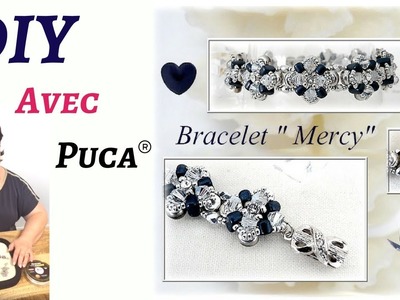 TUTO ???? Bracelet Mercy avec des perles IOS® et Amos® par Puca®