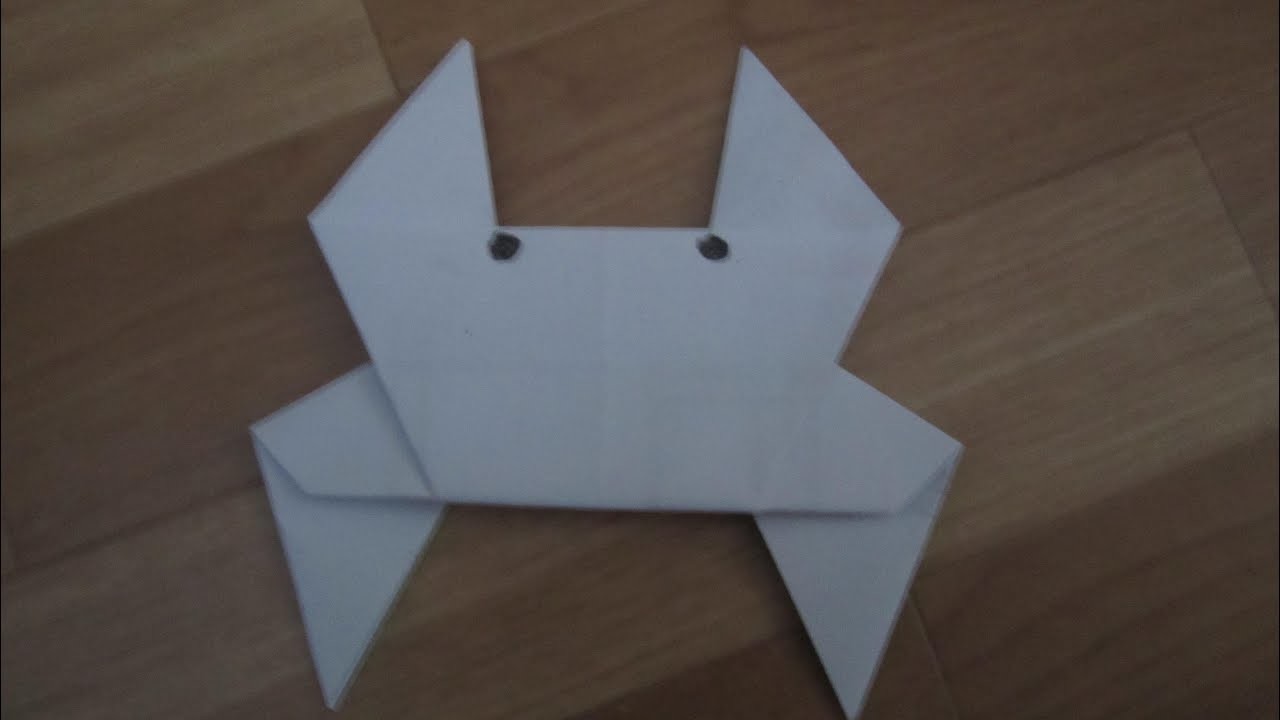 Tuto origami : crabe (facile)