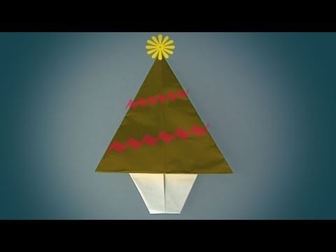 Un arbre de noel, Comment faire origami