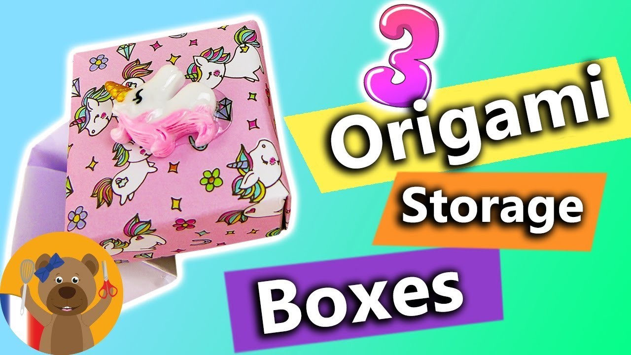 Bricoler des petites boîtes cadeaux | Boîte en Origami avec couvercle | DIY | simple et rapide