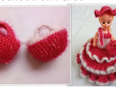 DIY.Crochet Doll Purse.Crochet mini bag