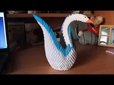 DIY - Cygne en origami 3D