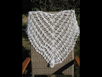 Mon petit foulard en mohair au crochet - La Grenouille Tricote